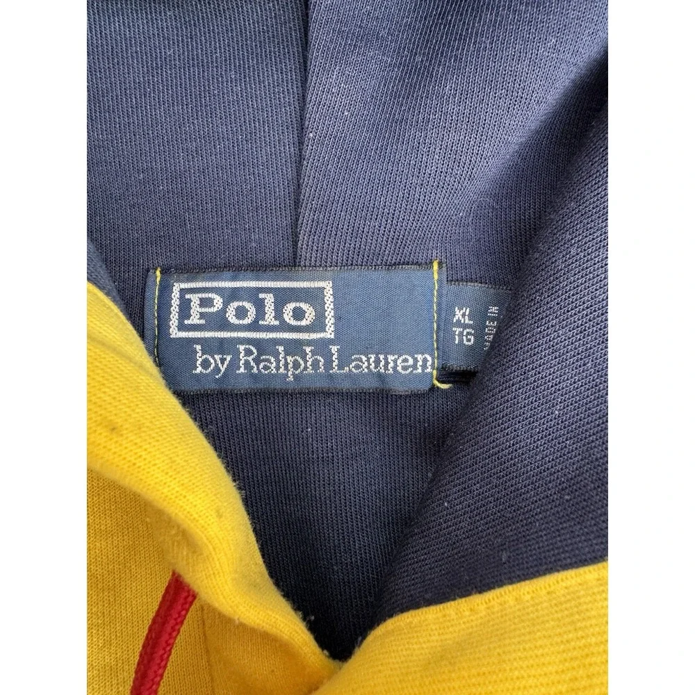 Polo Ralph‎ Lauren Polo Hi Tech Hoodie Men's XLarge Colorblock Sweatshirt